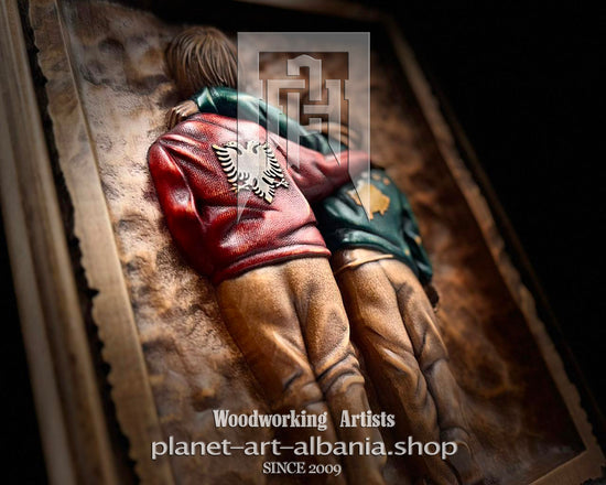 Wooden Wall Art,  CNC Precizion Carving in Cherry Wood.